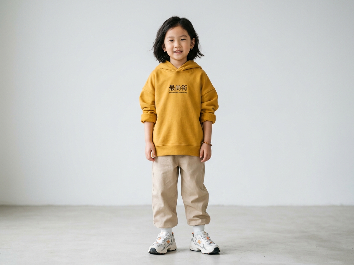 Kids modern Chinese streetwear