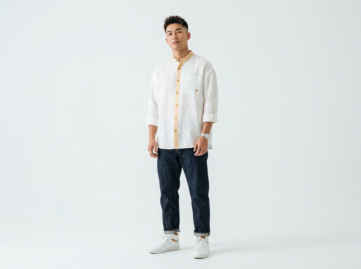 Men modern Chinese streetwear